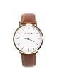 Klassische Armbanduhren Leder mit Wechselarmband