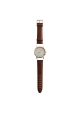 Klassische Armbanduhren Leder mit Wechselarmband