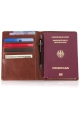 Leather passport cover BULLAZO