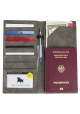 Leather passport cover holder BULLAZO Plano