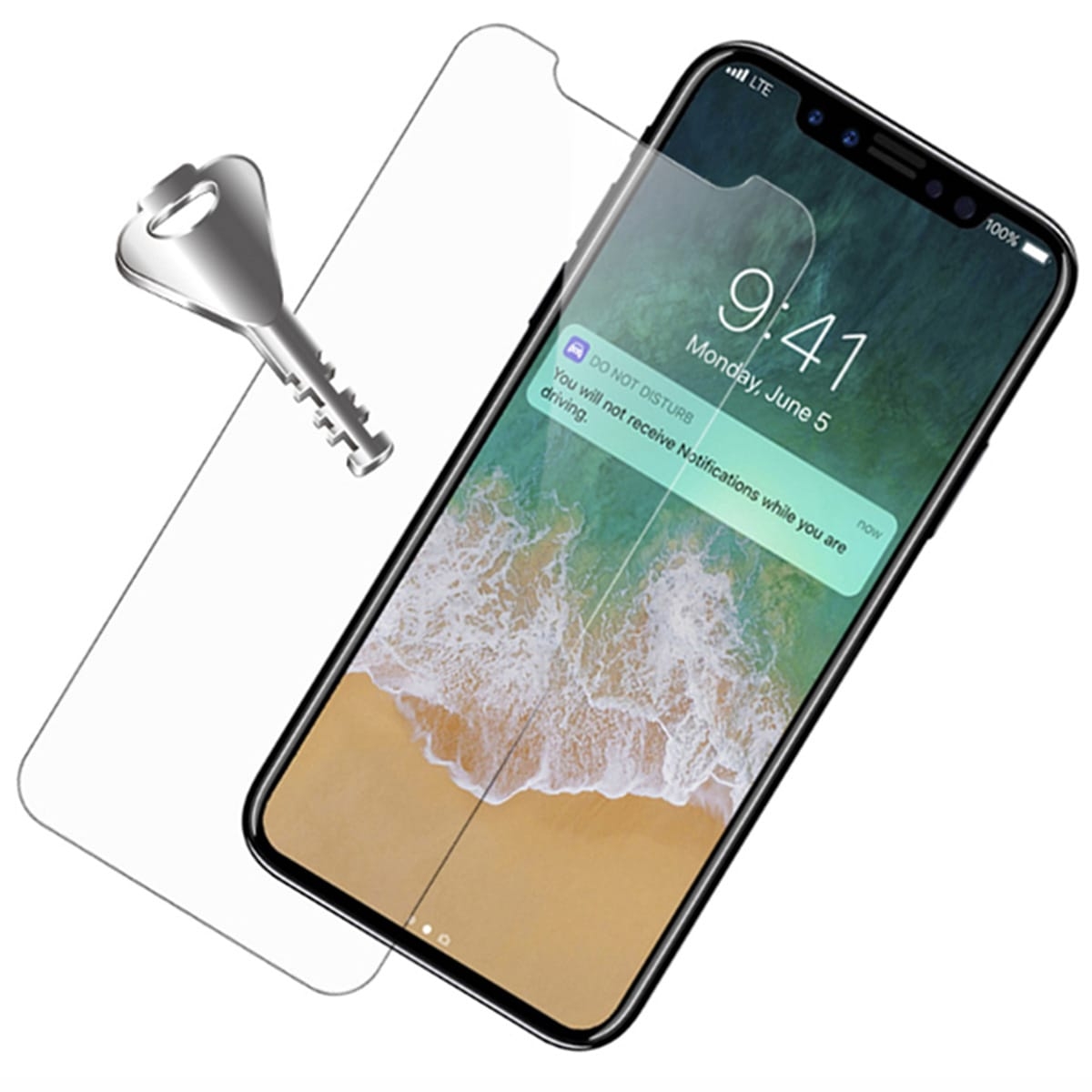 iPhone X Tempered Glass Screen Protector Basic