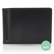 Moneyclip wallet for men with RFID NFC Blocker