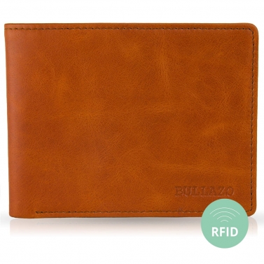 Slim wallet without coin pocket for men