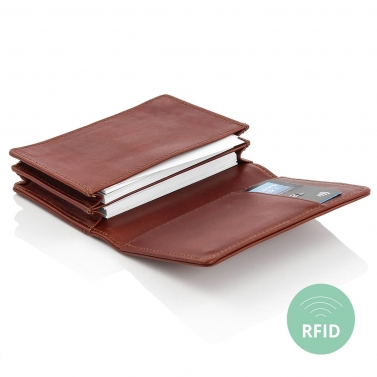 Leather business card holder case BULLAZO