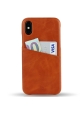 IPHONE X Hülle aus Leder - Mit Kartenfach