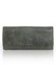 Leather wallet for women - large wallet purse BULLAZO